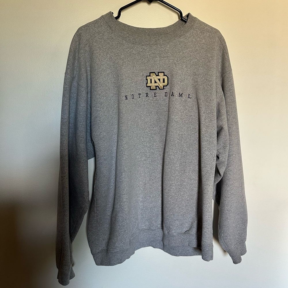 Notre Dame Gray Sweatshirt